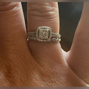 Bridal wedding ring set